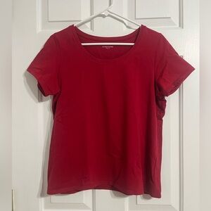 Eileen Fisher Red 100% Organic Cotton - Large